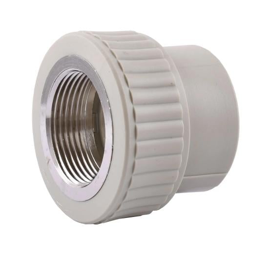 Муфта ППР Pestan комбінована з внутрішнім різьбленням D 25х1/2" В (10021801) - фото 2 Муфта ППР Pestan комбінована з внутрішнім різьбленням D 25х1/2" В (10021801) - фото 2