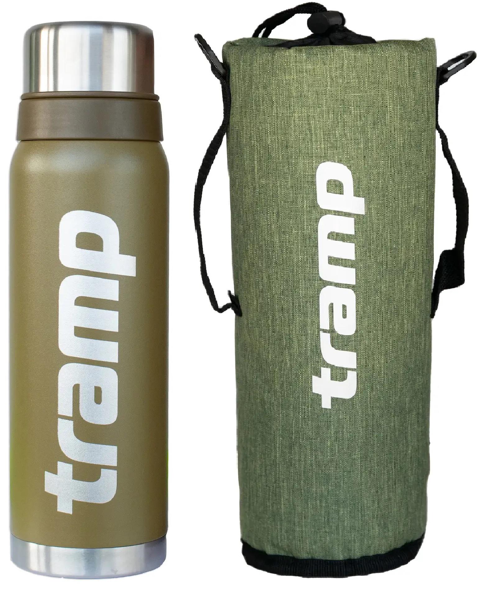 Термос Tramp Expedition 0,9 л + термочехол Olive (STAN-9OLV)