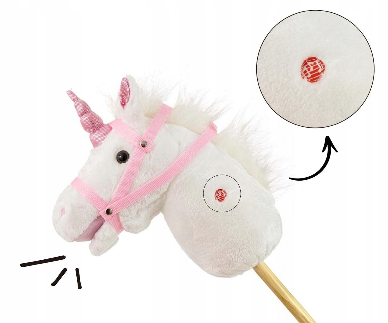 Игрушка детская Milly Mally HOBBY HORSE Единорог Белый (2503842641) - фото 3 Игрушка детская Milly Mally HOBBY HORSE Единорог Белый (2503842641) - фото 3