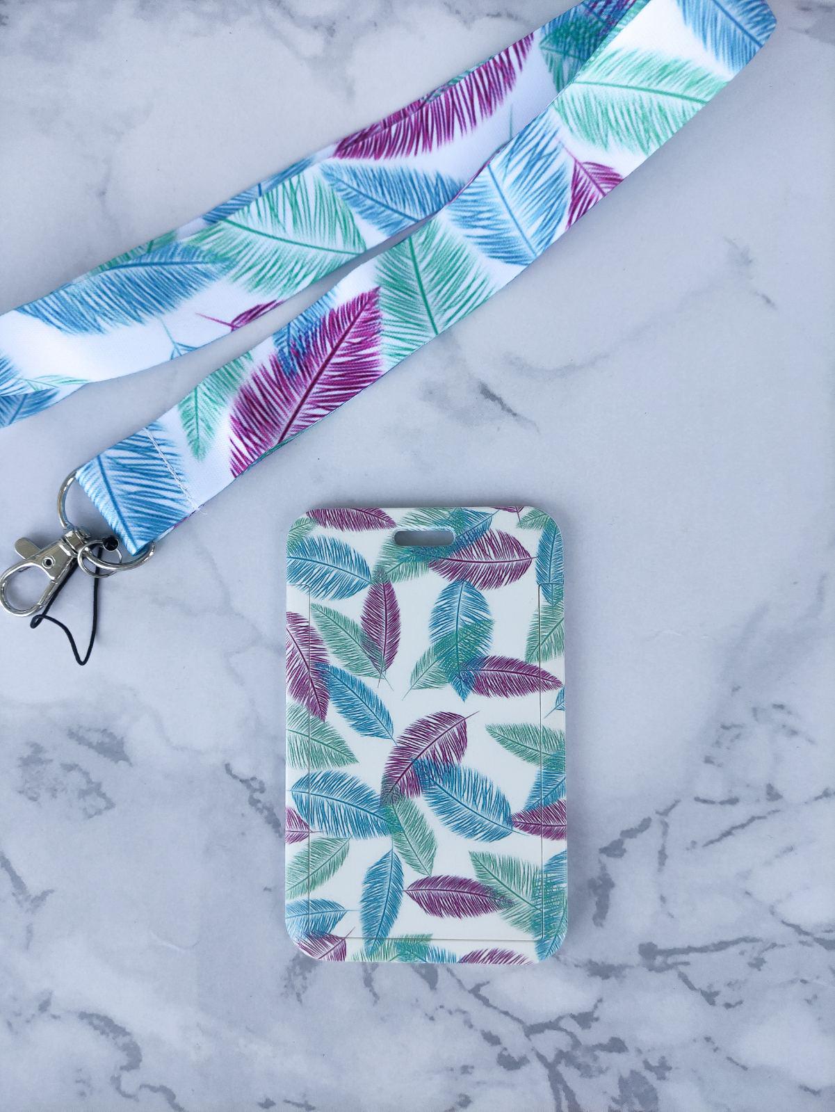 Бейдж офисный Changan Feathers на шею вертикальный (41873973)