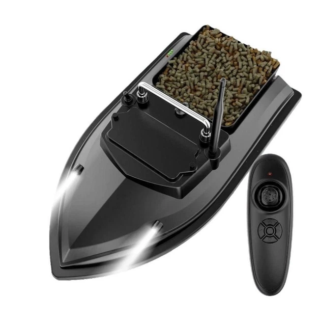 Корабль радиоуправляемый Flytec V-050 для рыболовной приманки с пультом аккумулятор 18000 mAh Черный