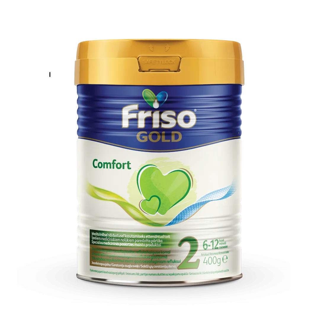 Молоко сухе Friso Gold Comfort 2 для немовлят з гастроезофагеальним рефлюксом або запорами з 6 місяців 400 г (10021)