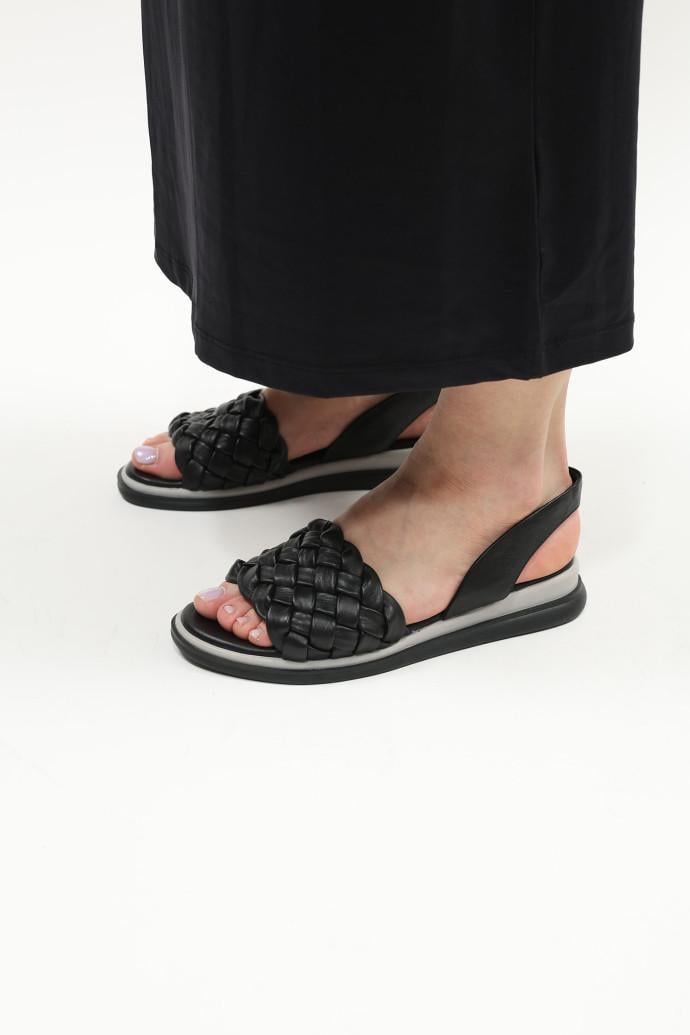 Босоножки женские Anna Lucci кожаные р. 40 Черный (171350)