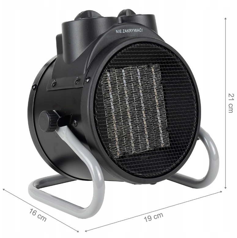 Тепловентилятор керамічний Maltec 2 кВт (1934313309) - фото 2 Тепловентилятор керамічний Maltec 2 кВт (1934313309) - фото 2