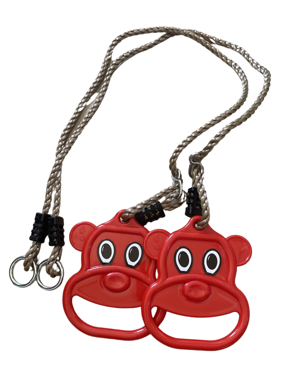 Кольца акробатические WCG Teddy пластиковые на веревках для детских площадок (21320335)