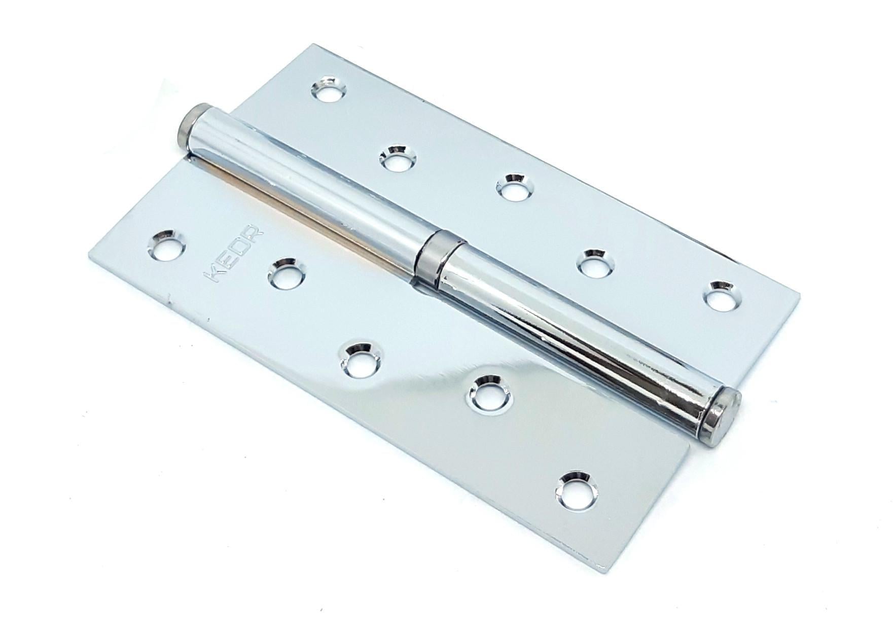 Петля съемная Kedr 125х75х2,5 см левая стальная Хром полированный