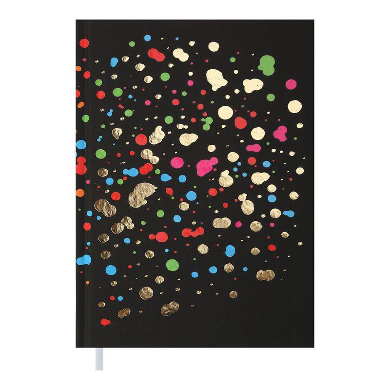 Ежедневник недатированный Buromax Fancy A5 288 стр. линия Черный (BM.2059-01)