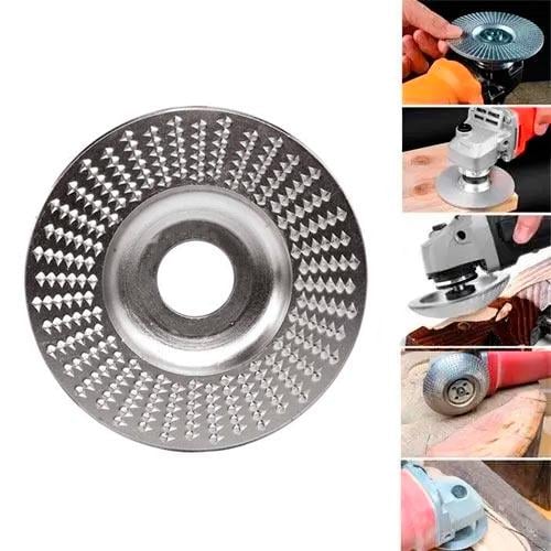 Шліфувальний обдирний альфа диск для болгарки по дереву прямий Plane 100 мм (677125) - фото 3