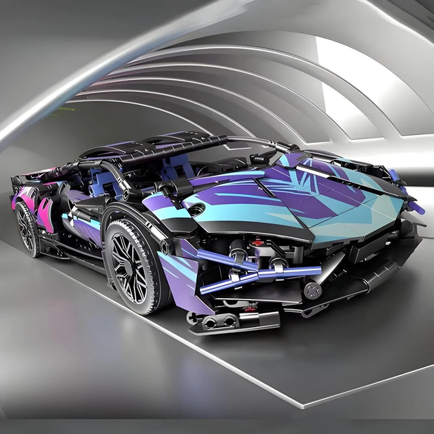 Конструктор автомобильный Technic Lamborghini Sian спортивная машина на 1316 дет. - фото 10 Конструктор автомобильный Technic Lamborghini Sian спортивная машина на 1316 дет. - фото 10