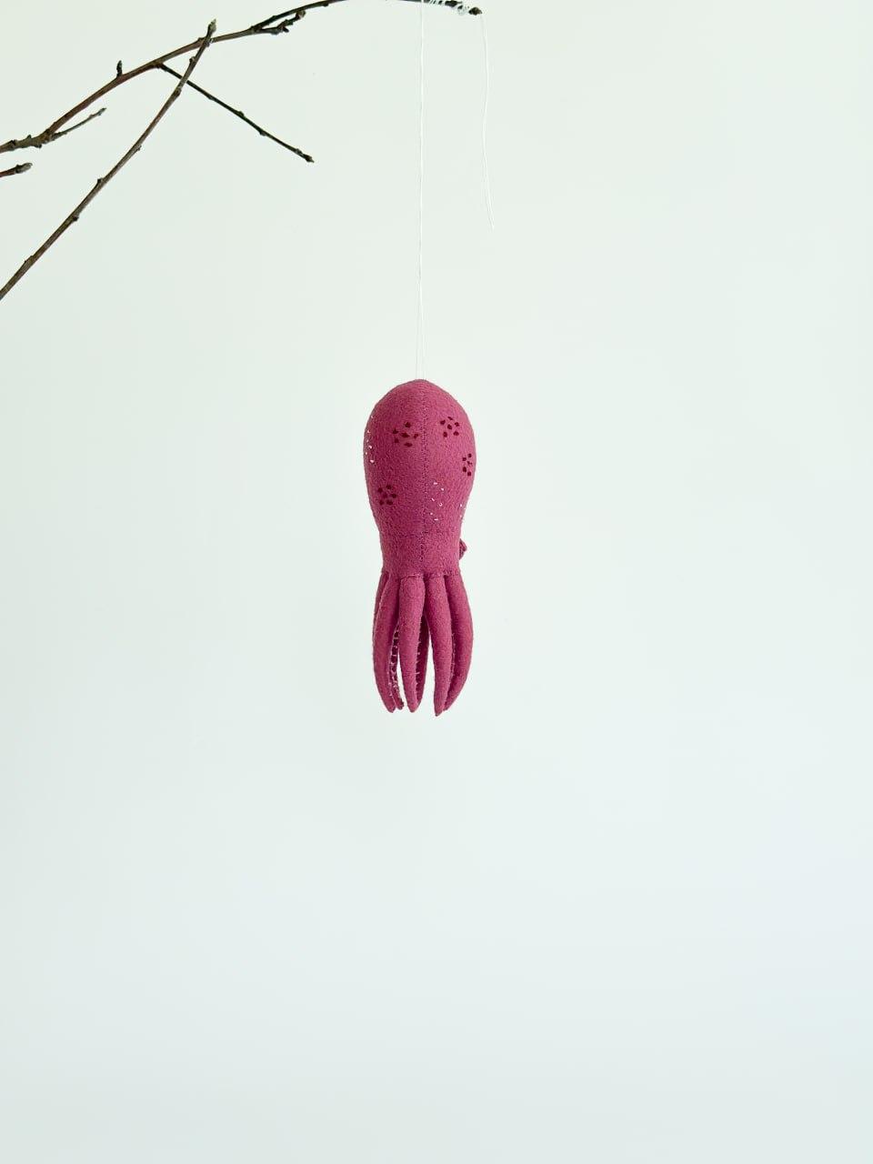 Мягкая игрушка фетровая осьминог ручная работа (29472360) - фото 10 Мягкая игрушка фетровая осьминог ручная работа (29472360) - фото 10