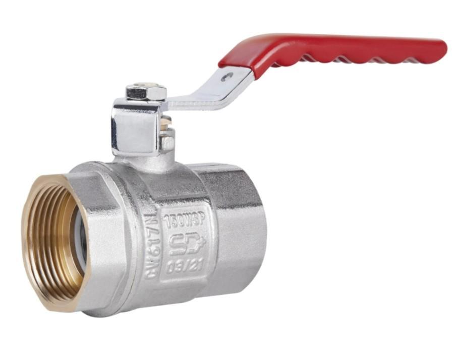 Кран шаровой Thermo Alliance Standart 1 1/4" ВВ прямой PN40 рычаг (SD600NW32PN40)