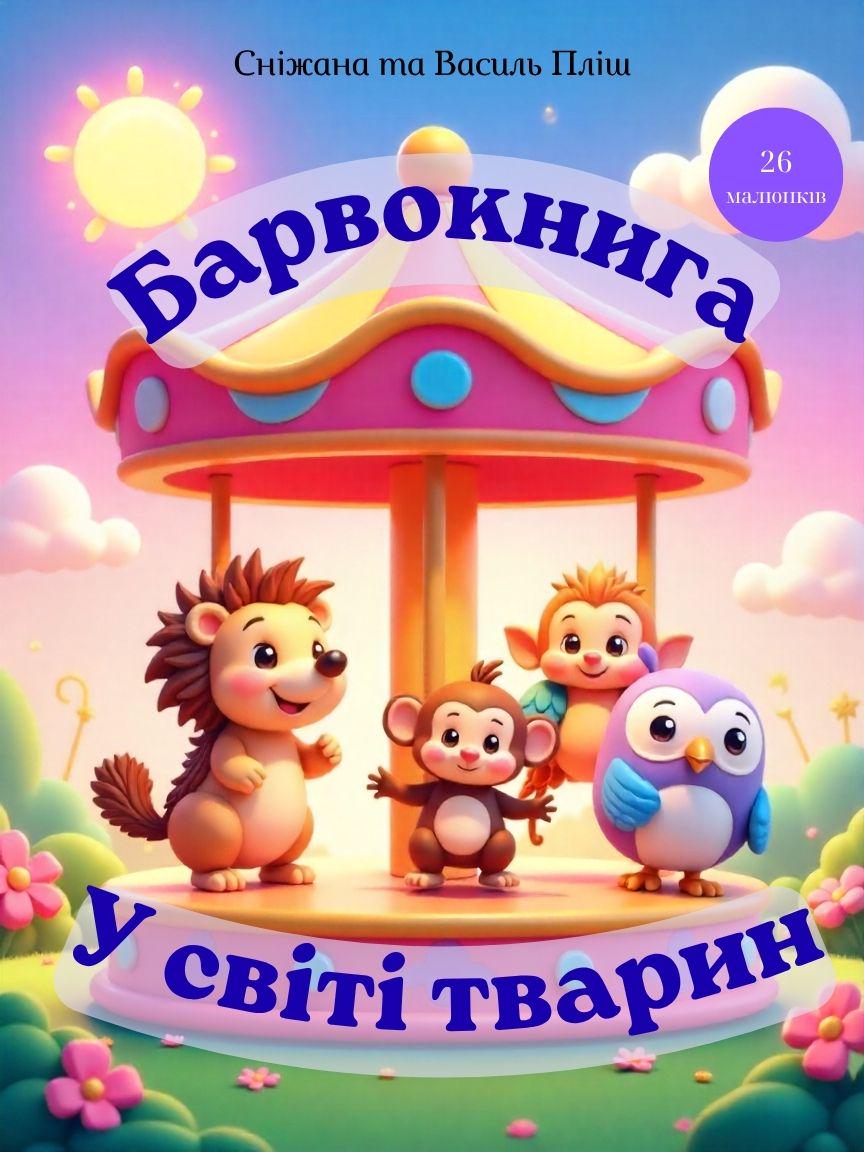 Барвокнига "У Світі Тварин"