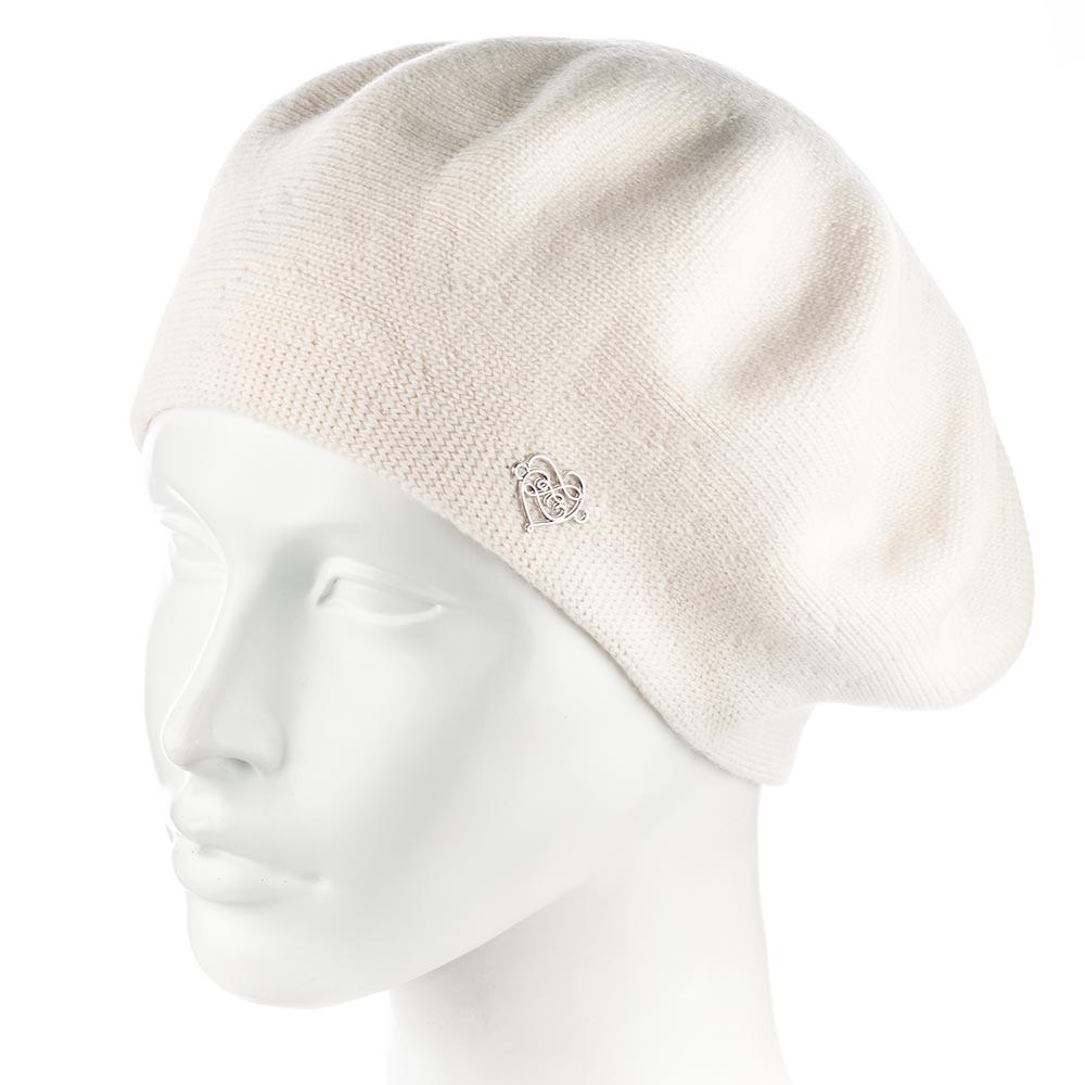 Берет женский вязаный Zolly ZH218 one size Ваниль