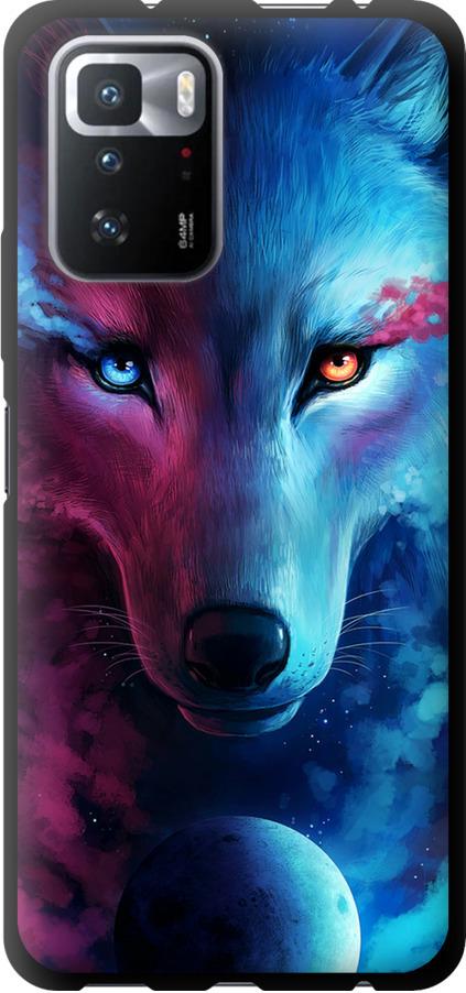 Чехол на Xiaomi Poco X3 GT Арт-волк (3999b-2511-42517)