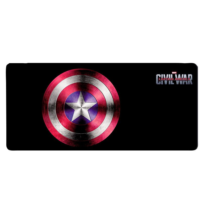 Килимок тканинний Captain America з прошивкою 3х300x800 мм (YUT_V7563)