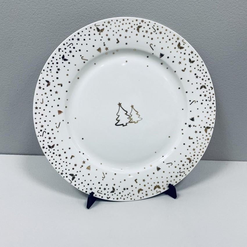 Тарілка десертна порцелянова Bona Di 498-298 Зимова казка 19 см (2007199904)