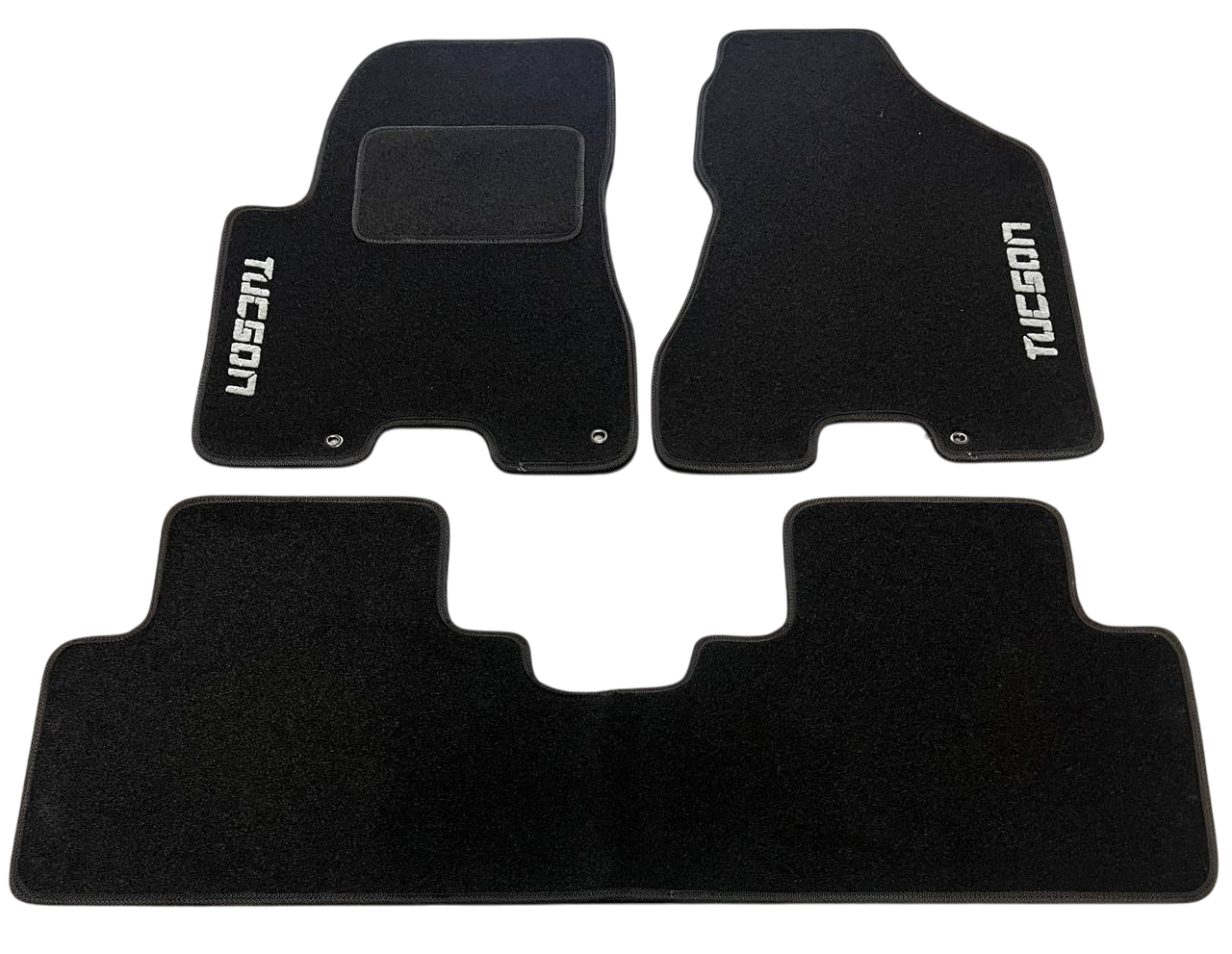Килимки в салон ворсові для Hyundai Tucson 2004-2010 5 шт. Чорний (27327086)