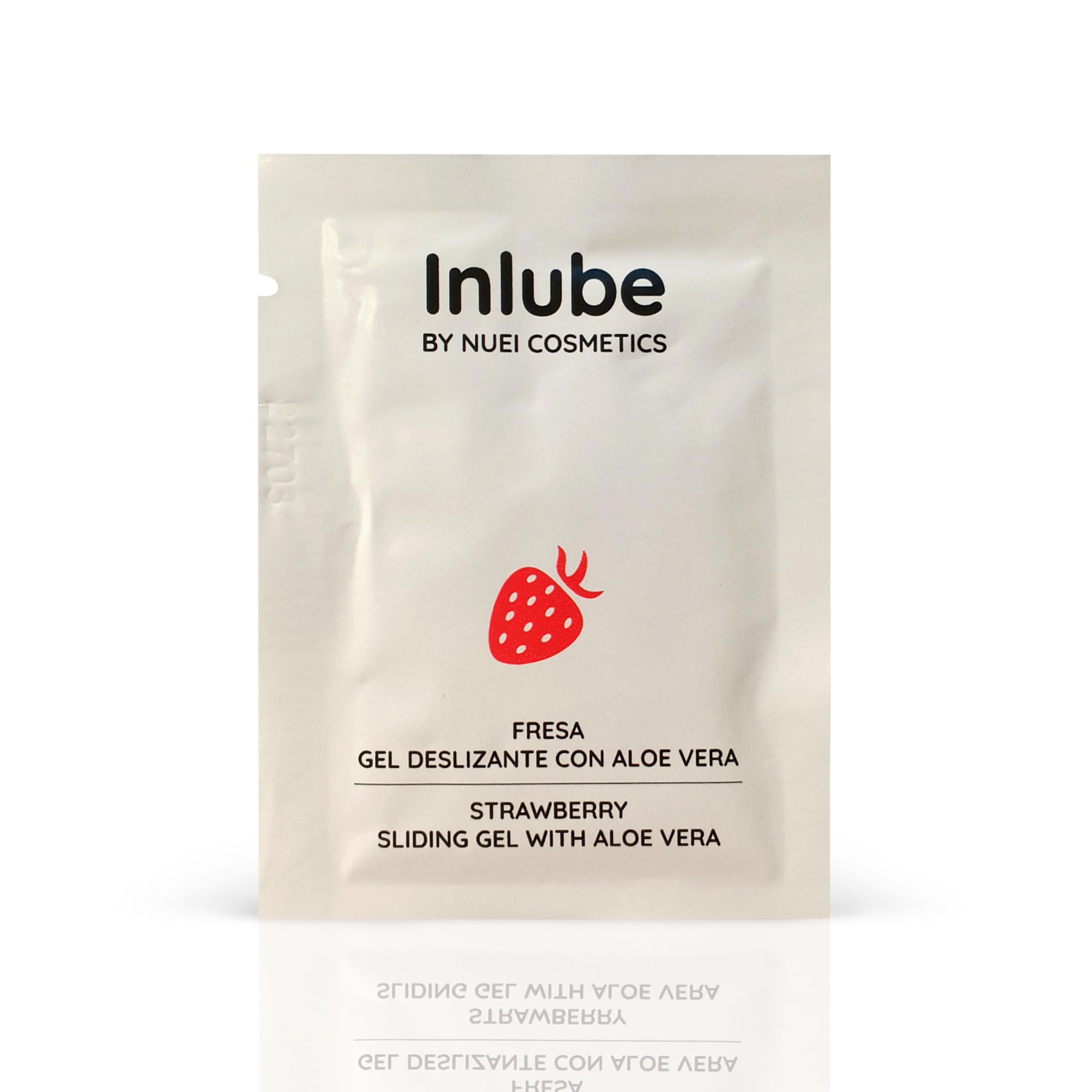Сашет лубрикант на водной основе вкус клубника Inlube Nuei 5 мл