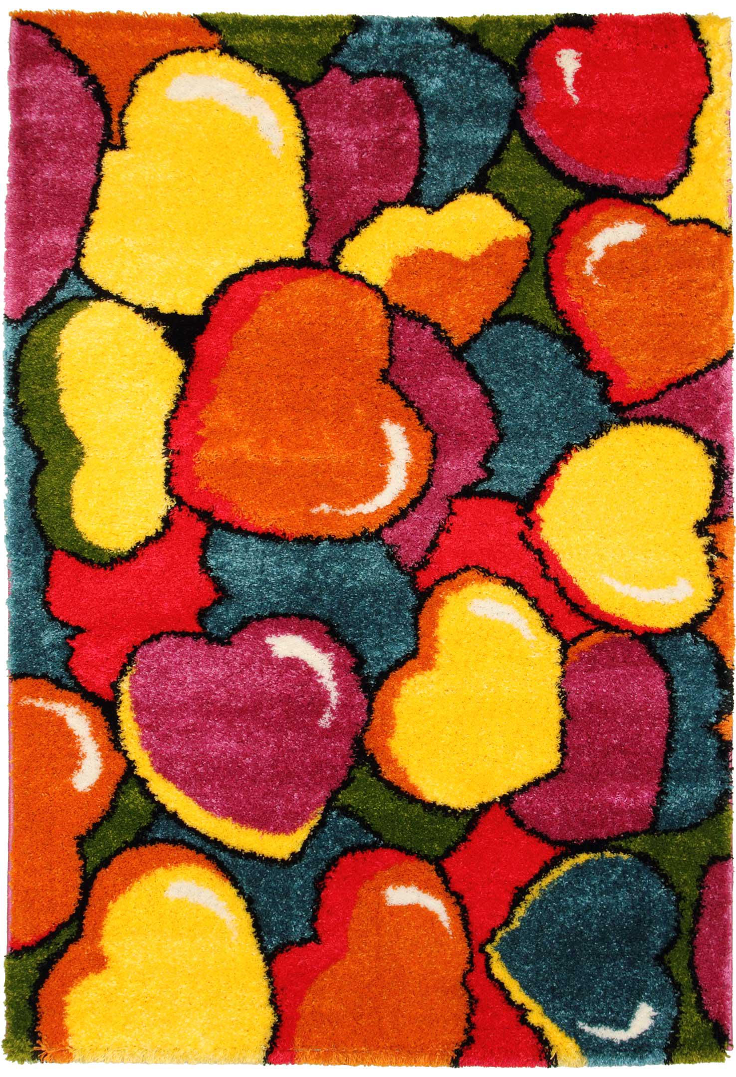 Ковер с длинным ворсом Karat Fantasy 12021/150 1,6x2,3 м прямоугольный Разноцветный (00-00003043)