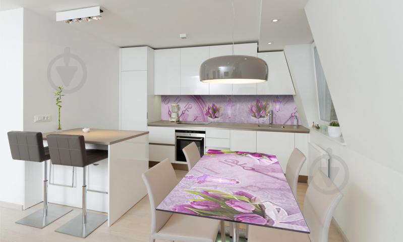 Наклейка виниловая на стол Zatarga «Время Тюльпанов» 650х1200 мм Z180739/1st