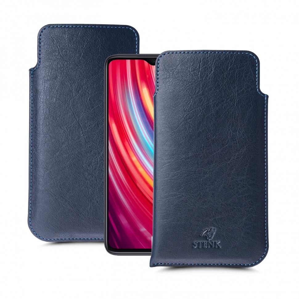 Футляр Stenk Elegance для Xiaomi Redmi Note 8 Pro Синий (64245)