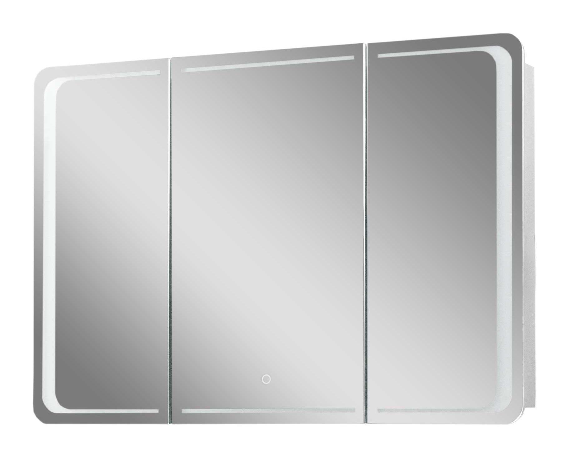 Шафа дзеркальна ЮВВІС VIVACE Z LED Touch Control 100 см Білий (UVV034)
