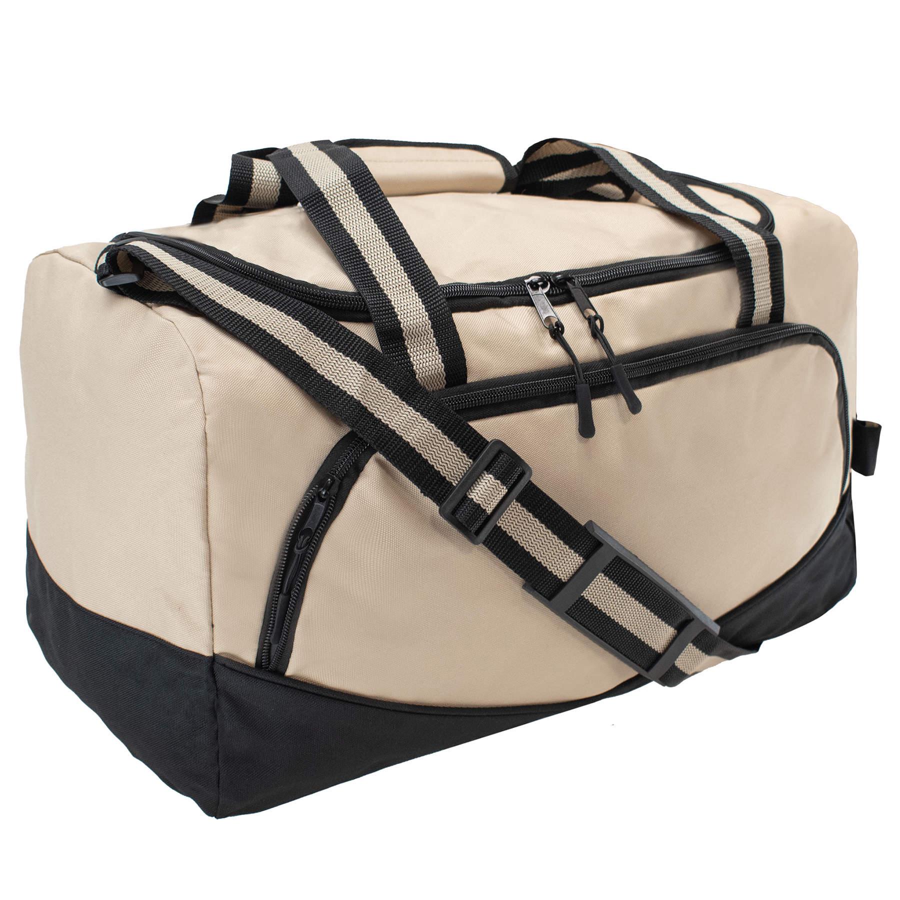 Сумка дорожная спортивная SEMI LINE A3026-7 29 л полиэстер 600D 44,5x28x23,5 см Светло-розовый/Черный