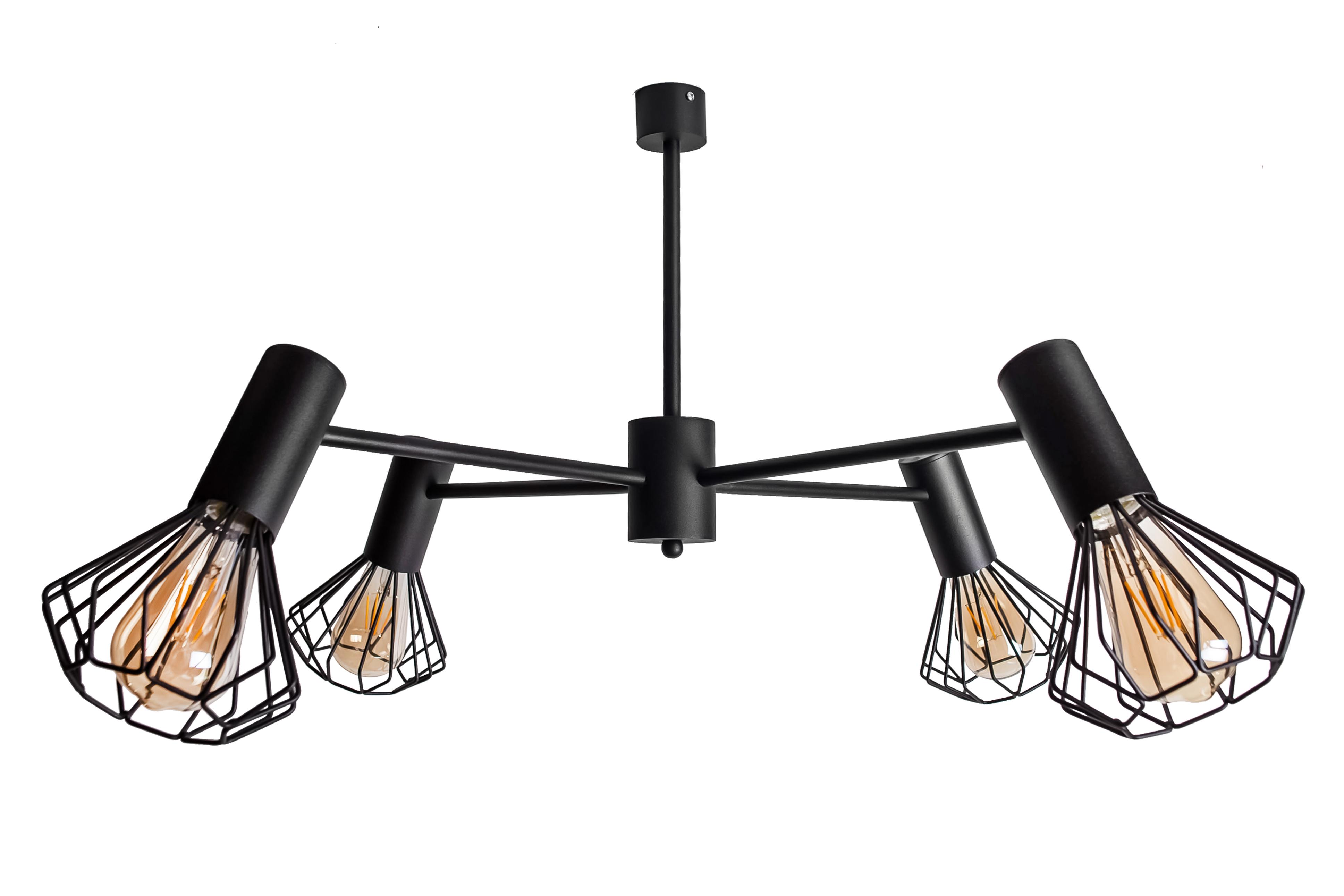 Люстра MSK Electric Diadem NL 22152-4 BK на четыре плафона