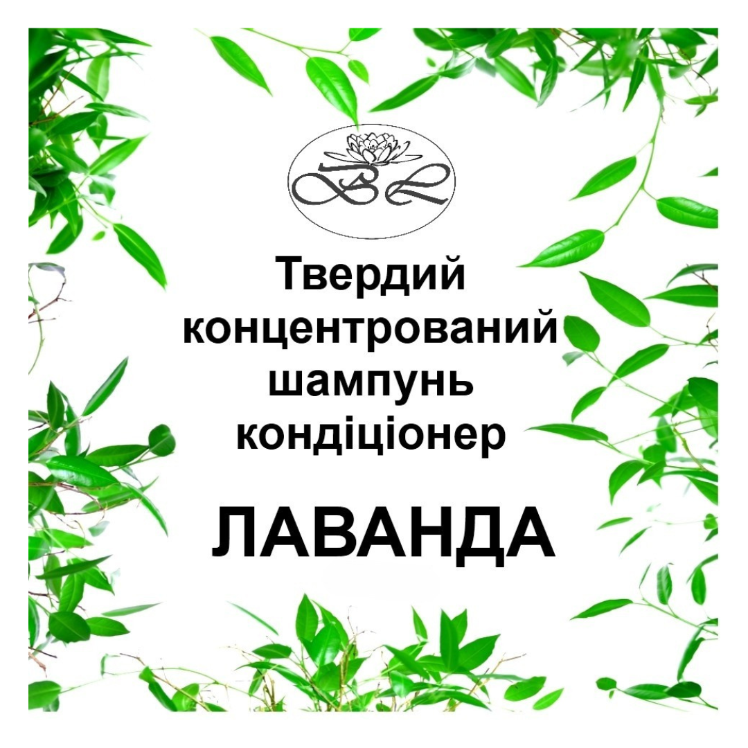 Шампунь твердый натуральный Bila Lileya безсульфатный 2в1 для волос Лаванда