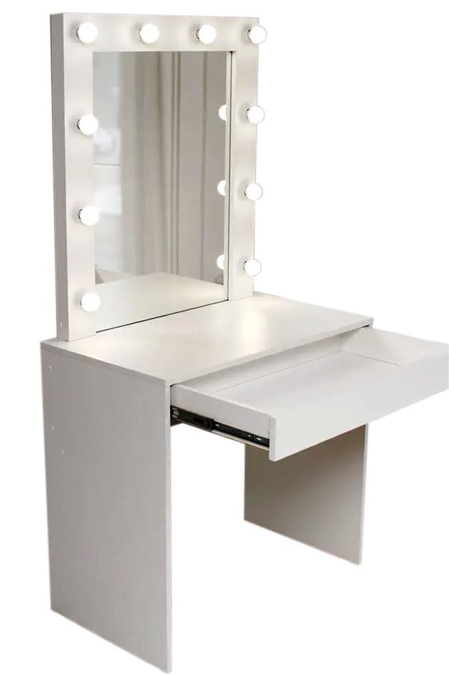 Макияжный стол Золушка 80х45х156 см Белый (089) - фото 2 Макияжный стол Золушка 80х45х156 см Белый (089) - фото 2