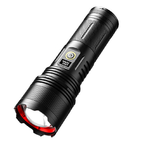 Ручной фонарь аккумуляторный PLD-503-TG Power Bank Черный