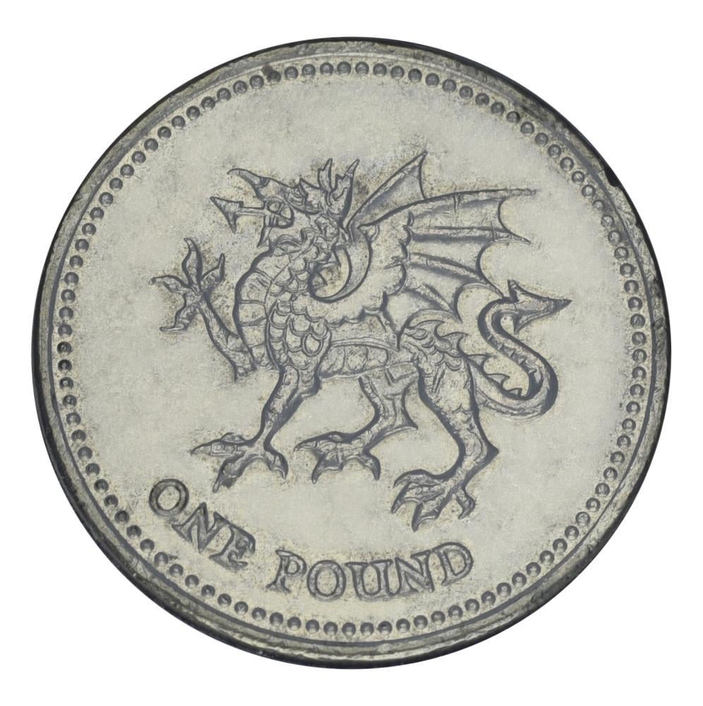 Коллекционная монета Великобритания 1 фунт 2000 F-VF (М21814)