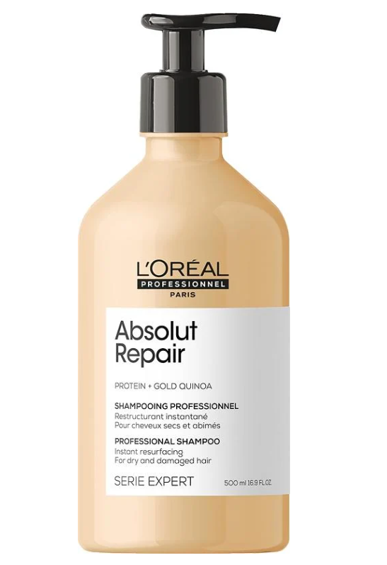 Шампунь для восстановления поврежденных волос L’Oreal Professionnel Paris Absolut Repair Gold с протеинами киноа и золотыми частицами 500 мл (61767) Шампунь для восстановления поврежденных волос L’Oreal Professionnel Paris Absolut Repair Gold с протеинами киноа и золотыми частицами 500 мл (61767)