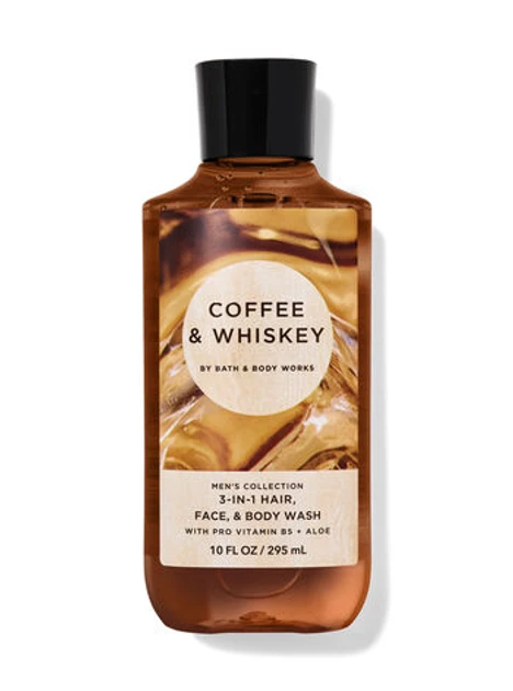 Гель для душа мужской Bath&Body works Coffee&Whiskey 3в1 295 мл (20201165)