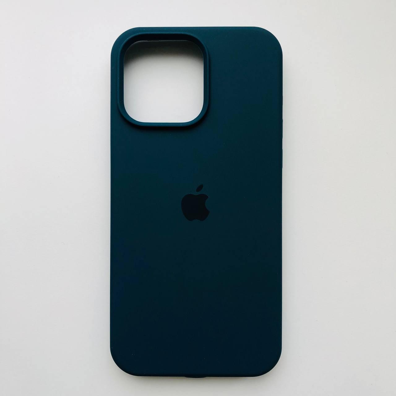 Чехол Silicone Case для Apple iPhone 15 Pro Max Deep Green