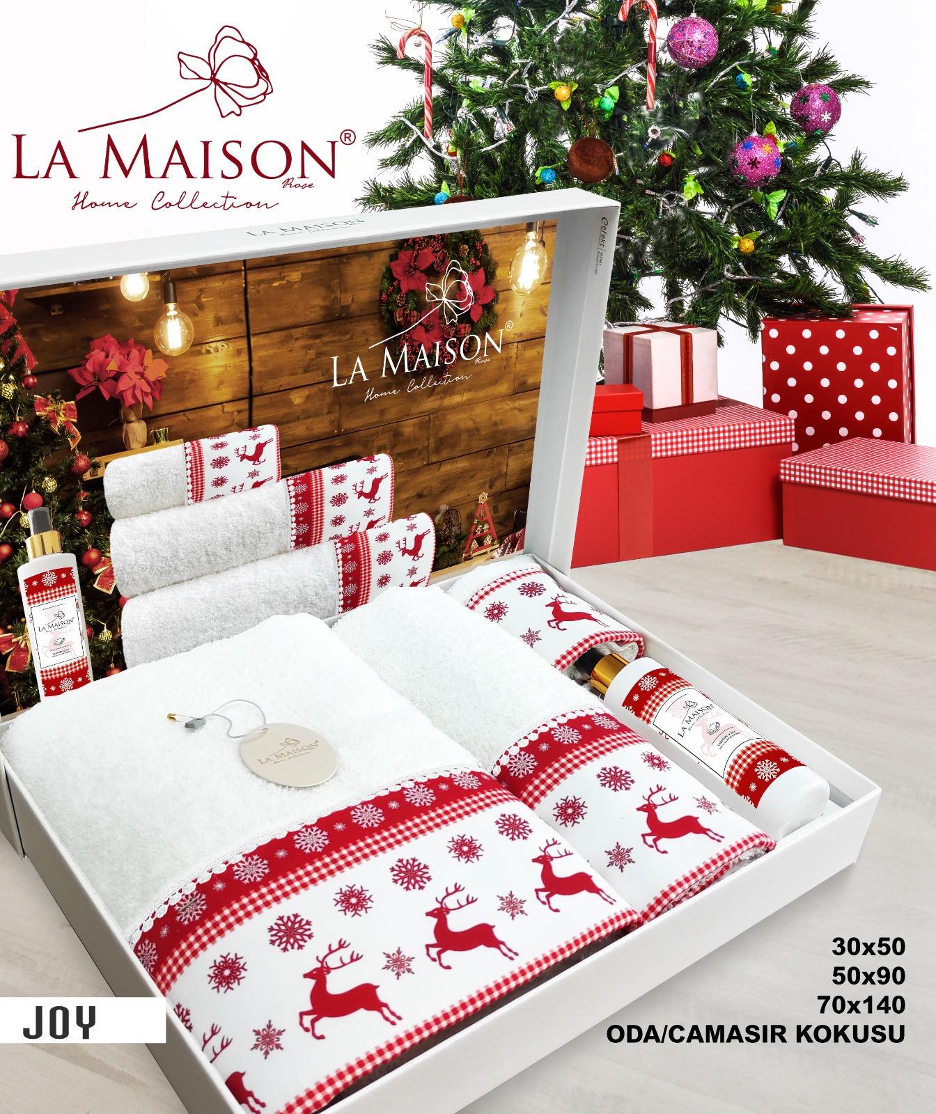 Подарунковий набір рушників La Maison d'Armorine 3 шт. з ароматом Joyy 30295 (29658342) - фото 4