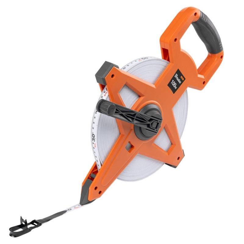 Рулетка измерительная Fiberglass быстрая 100 м (DIY-MH12-10015F/CB)