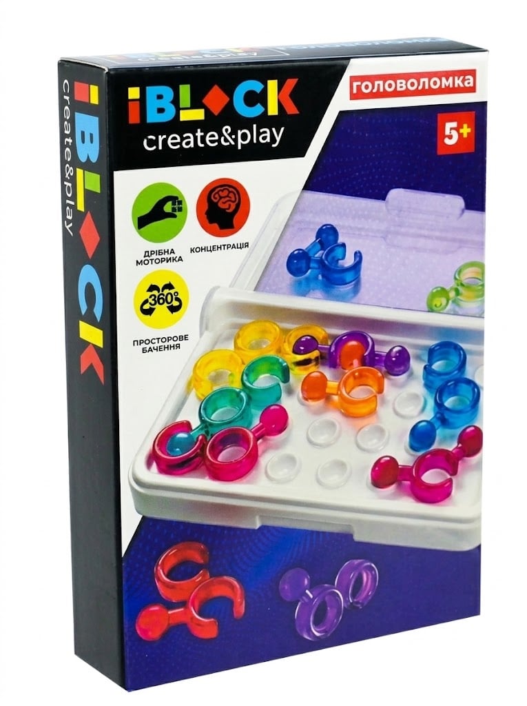 Головоломка Iblock Create and Play 120 вариантов (SR-113-N-1748)