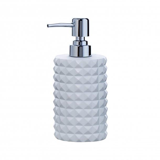 Дозатор для рідкого мила Axentia Вегас полігума хром Ø 7 Н 18 см 300 мл Білий (126773) Дозатор для рідкого мила Axentia Вегас полігума хром Ø 7 Н 18 см 300 мл Білий (126773)