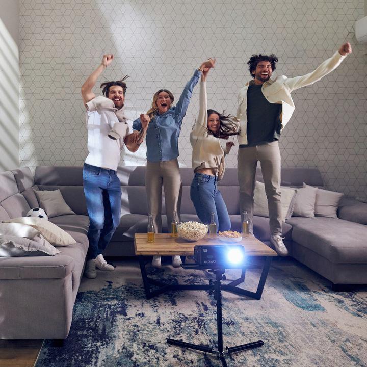 Проектор Overmax Multipic 6.1 smart Wi-Fi FullHD 4K Android 7000Lm - фото 6 Проектор Overmax Multipic 6.1 smart Wi-Fi FullHD 4K Android 7000Lm - фото 6