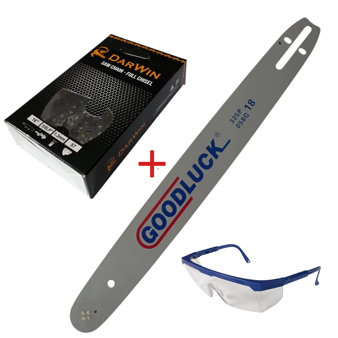 Шина и цепь для бензопил 45 см/защитные очки (30433157) - фото 11 Шина и цепь для бензопил 45 см/защитные очки (30433157) - фото 11