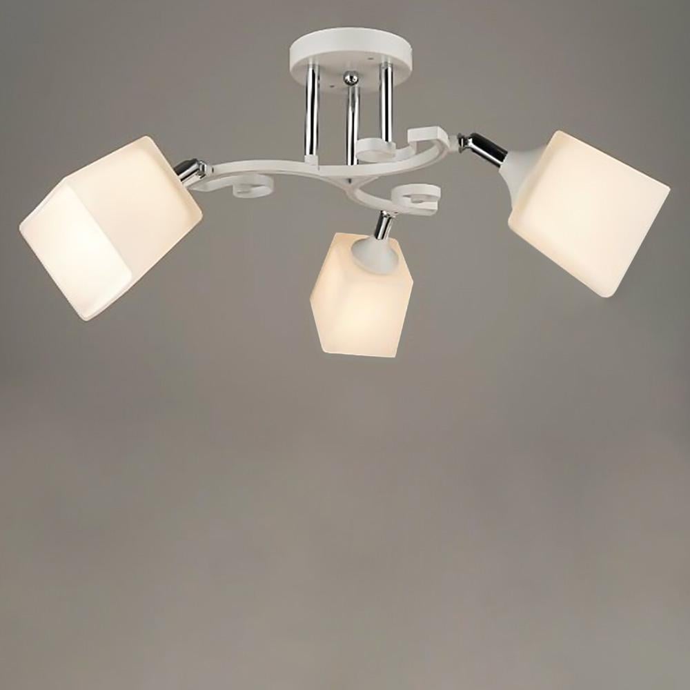 Люстра стельова Light House SRS-19237/3 Білий/Хром Люстра стельова Light House SRS-19237/3 Білий/Хром