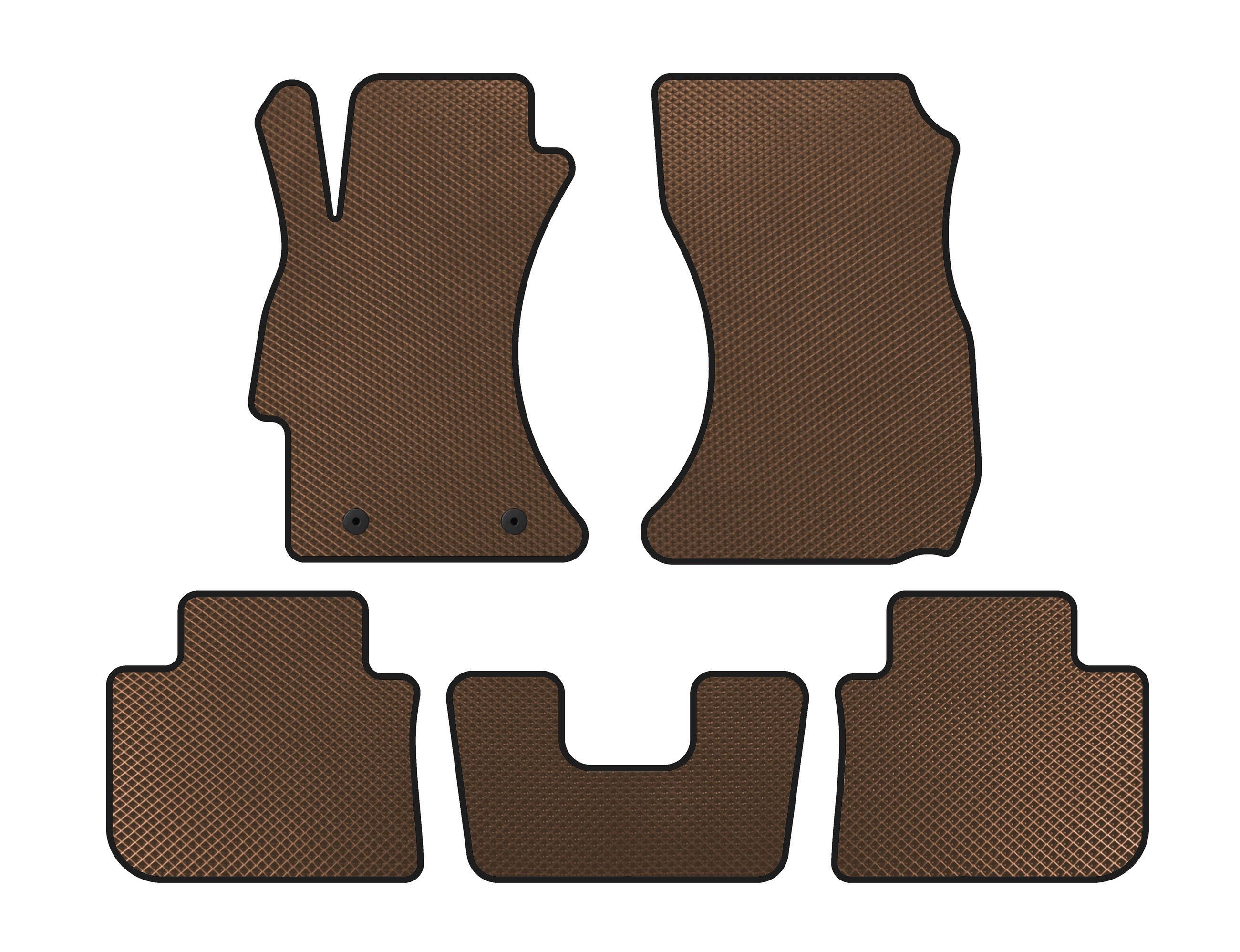 Коврики EVA Digital Designs для Subaru WRX 2014- гг. Коричневый (142002)