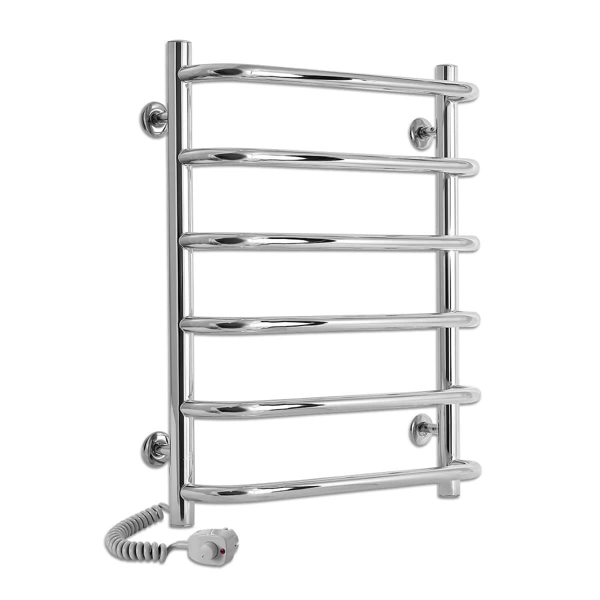 Полотенцесушитель электрический Laris Стандарт П6 Э подключение слева 450х600 (73207084)