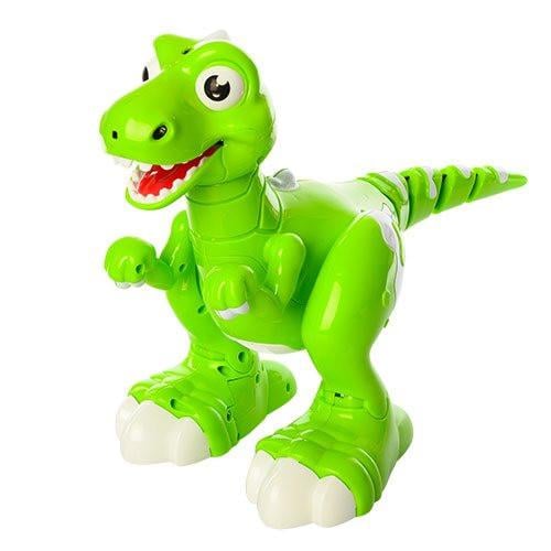 Іграшка інтерактивна Jiabaile Dinosaur 908A з парою на пульті керування Зелений
