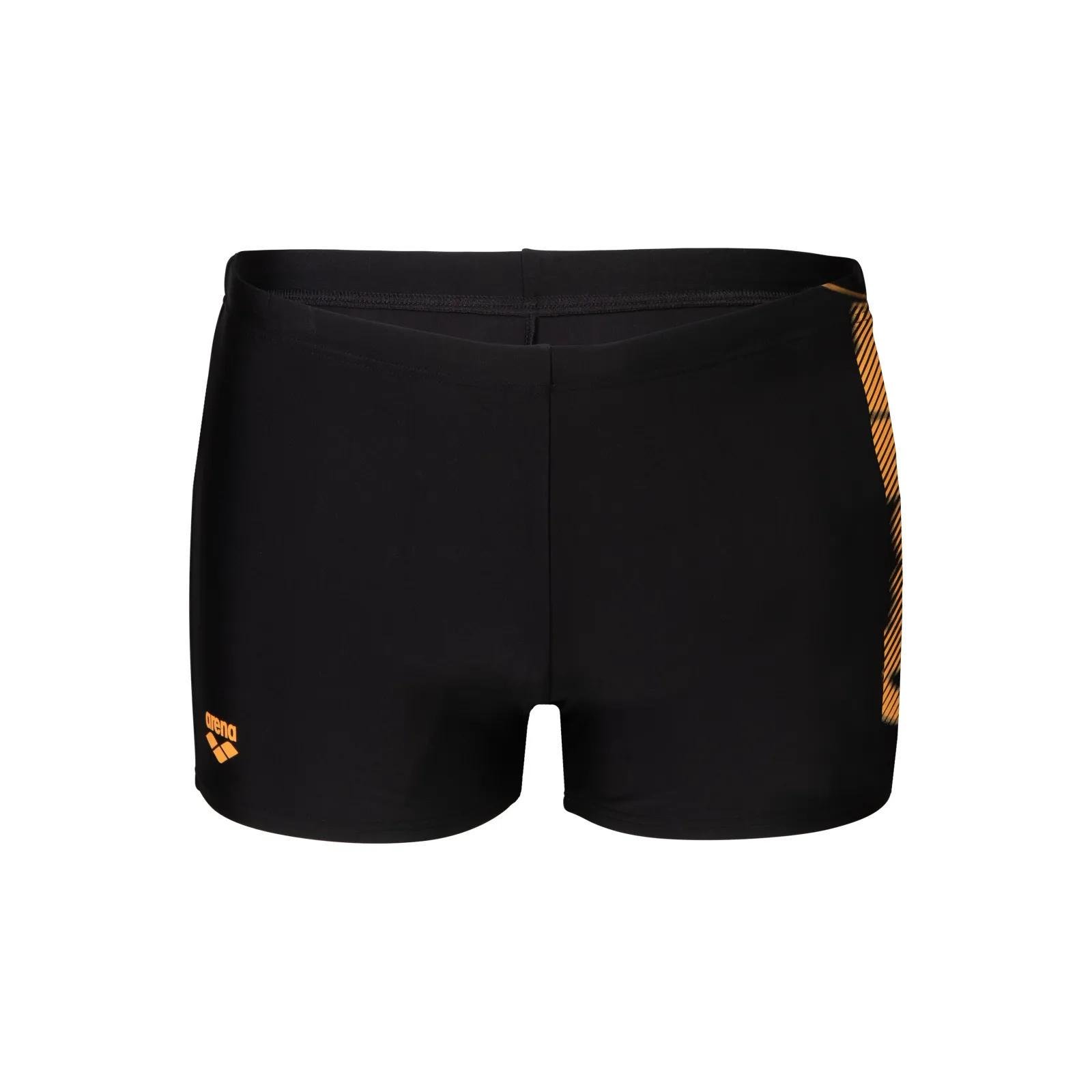 Плавки-шорты для мужчин Arena BRIGHT GLARE SWIM SHORT 100 см Черный/Оранжевый (008941-503 100)