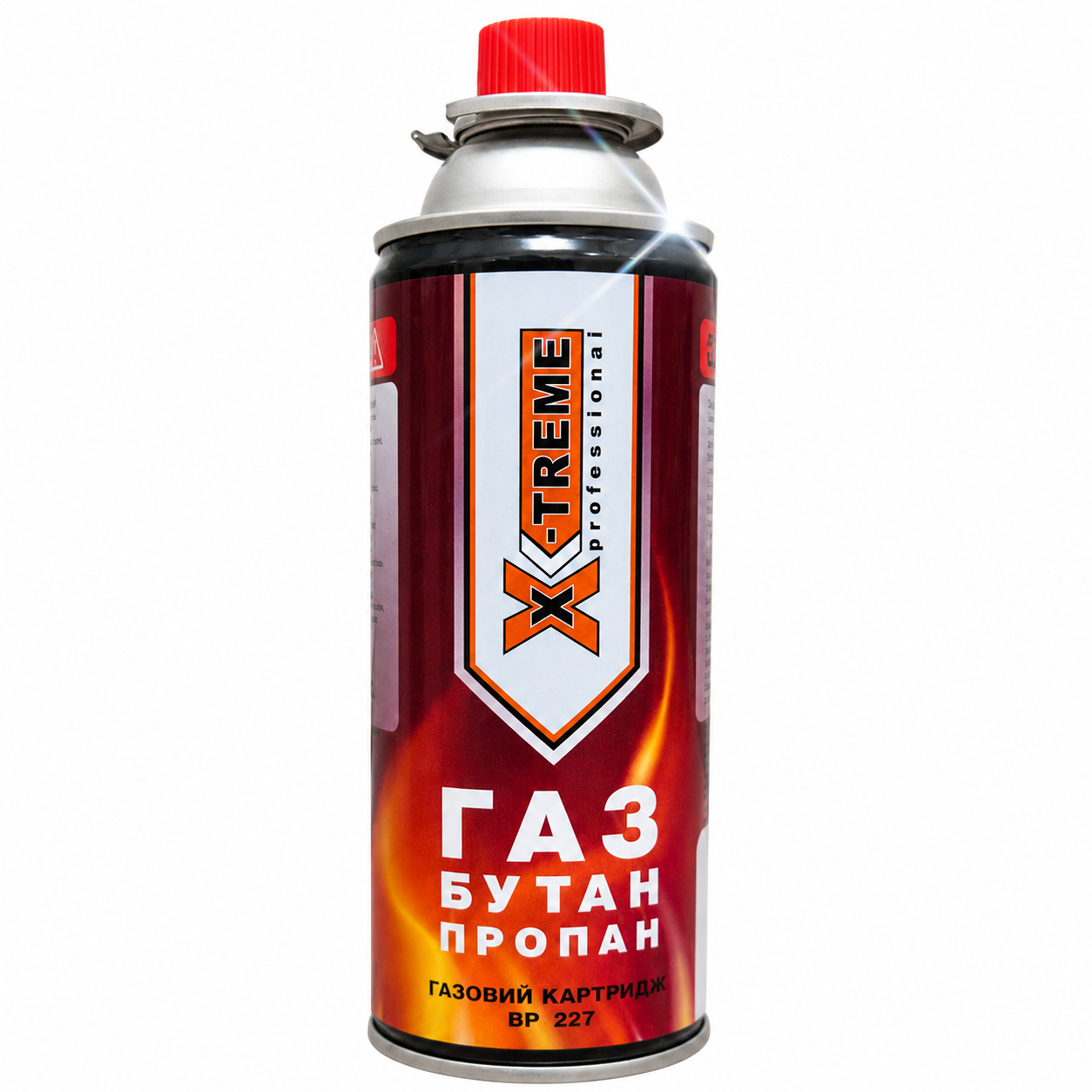 Балон газовий для пальників X-TREME цанговий 227 г (580148734) Балон газовий для пальників X-TREME цанговий 227 г (580148734)