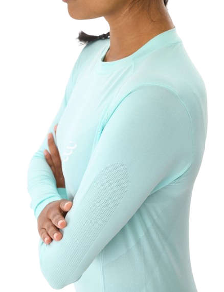 Кофта спортивная женская Compressport Performance LS Tshirt S Aqua (ATSW4955143S)