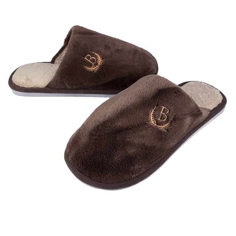 Тапочки домашні чоловічі 10272-2 p. 46 29,5 см Коричневий - фото 2 Тапочки домашні чоловічі 10272-2 p. 46 29,5 см Коричневий - фото 2