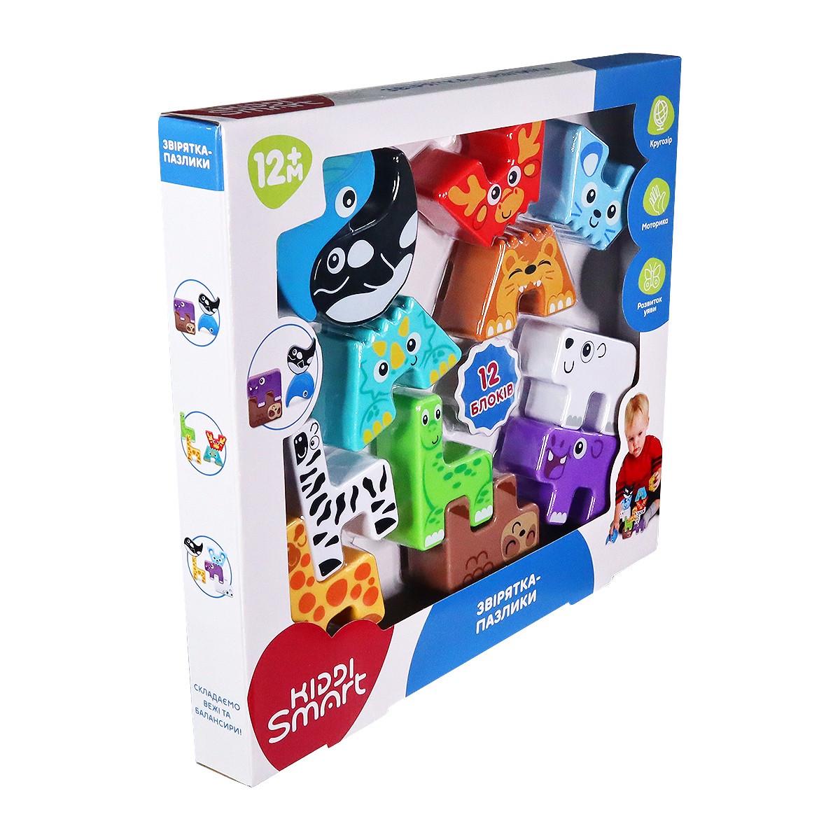 Ігровий набір навчальний Kiddi Smart Звірятка пазлики (4562-KS-ks) - фото 10 Ігровий набір навчальний Kiddi Smart Звірятка пазлики (4562-KS-ks) - фото 10